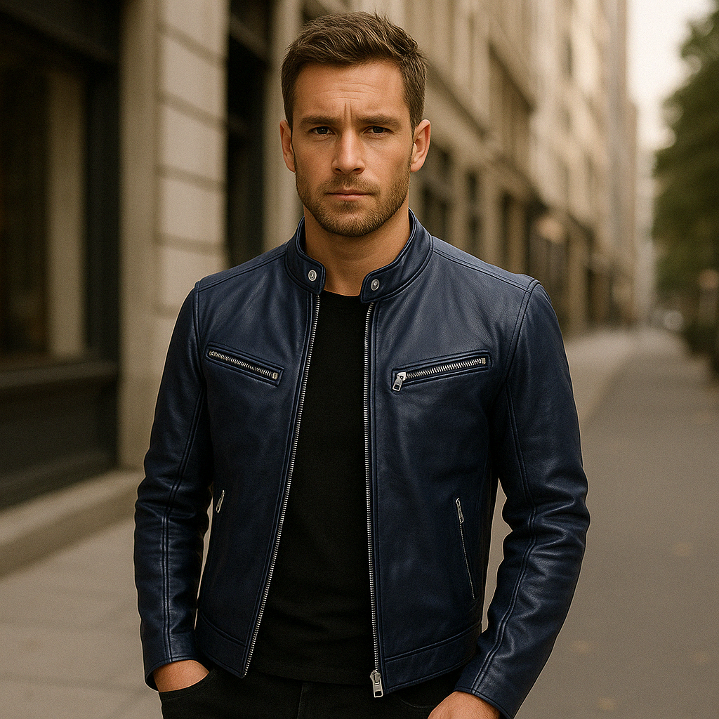 Chaqueta de cuero informal Alonso™