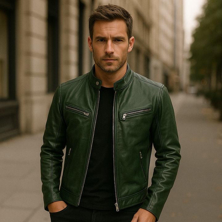 Chaqueta de cuero informal Alonso™