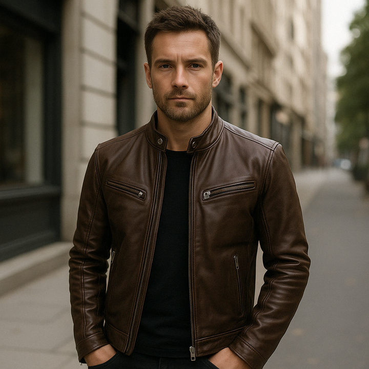 Chaqueta de cuero informal Alonso™