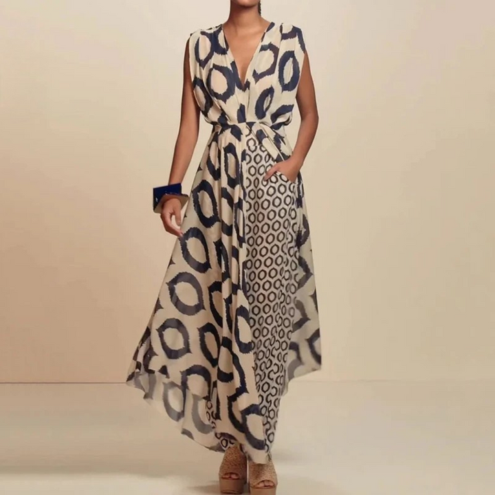 Conjunto Kimono Largo y Pantalones – Estampado Étnico y Corte Fluido Mataró™