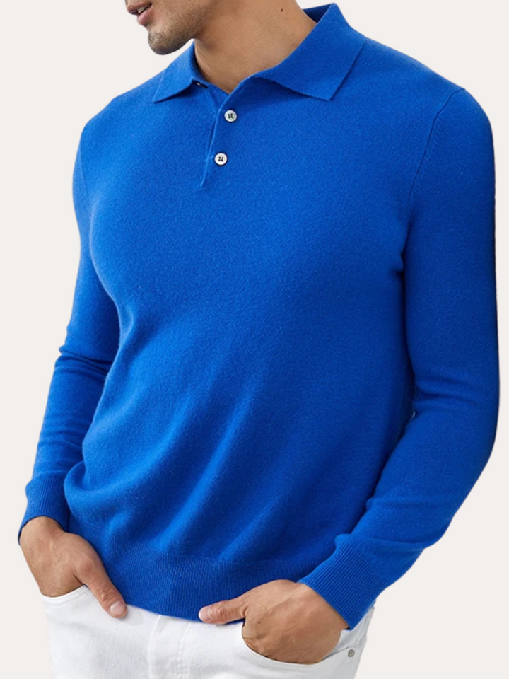 Polo de cachemira azul Unai™
