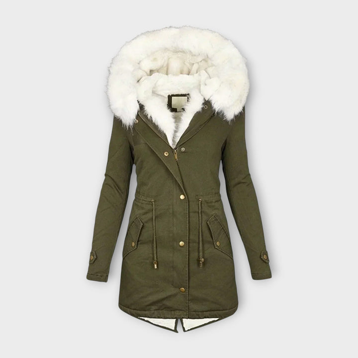 Ivara - Chaqueta de invierno impermeable y forrada de peluche