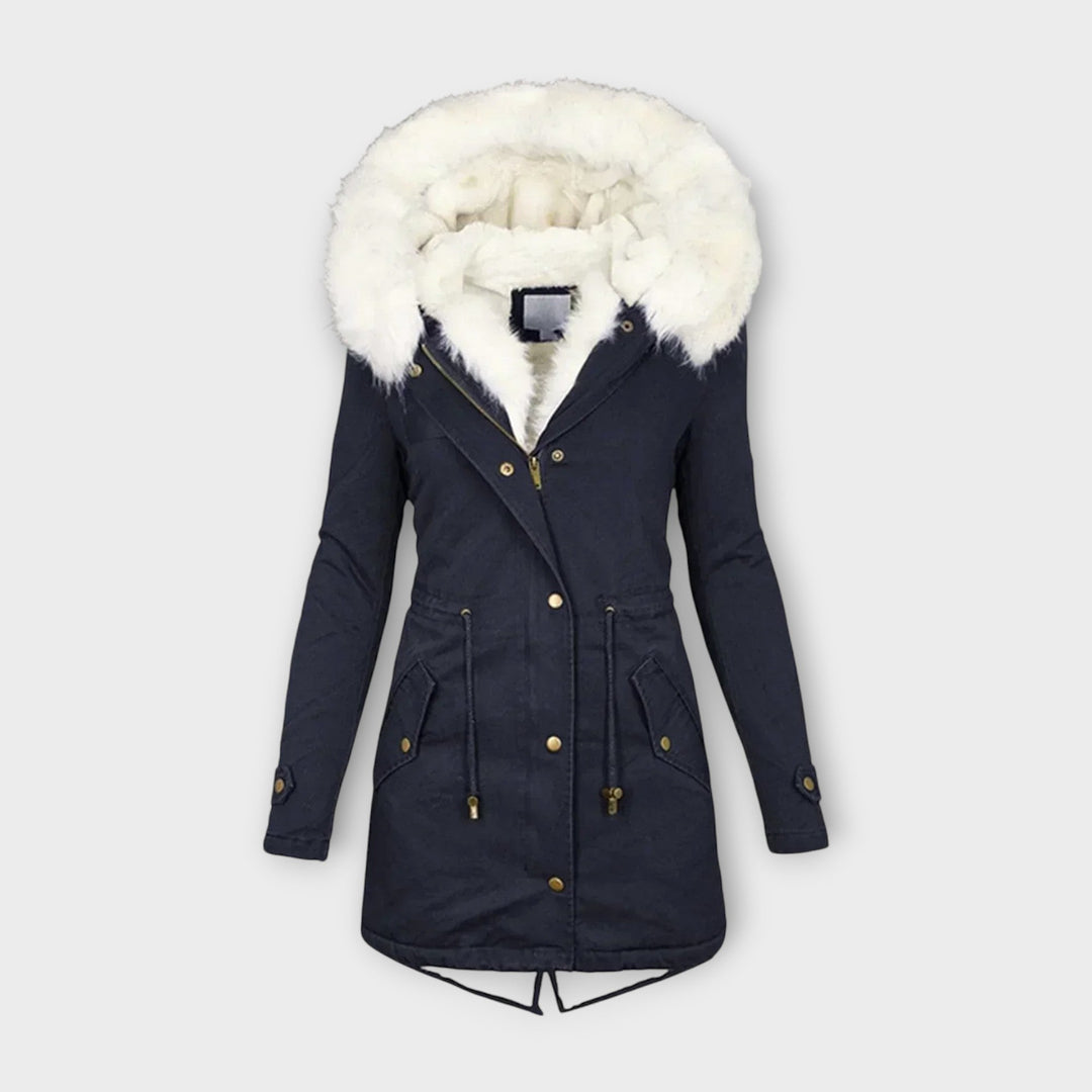 Ivara - Chaqueta de invierno impermeable y forrada de peluche
