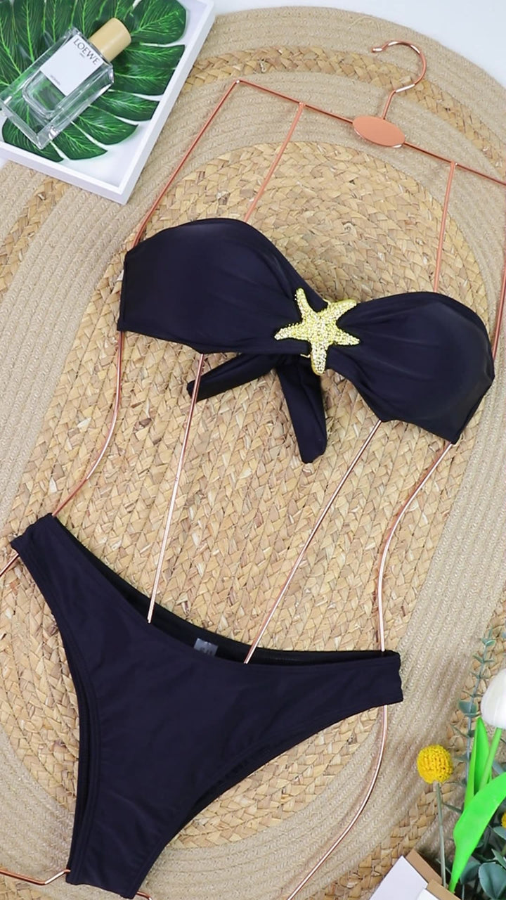 Traje de Baño de 3 Piezas para Vacaciones en la Playa Albacete™