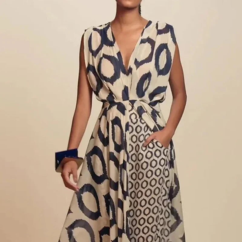 Conjunto Kimono Largo y Pantalones – Estampado Étnico y Corte Fluido Mataró™