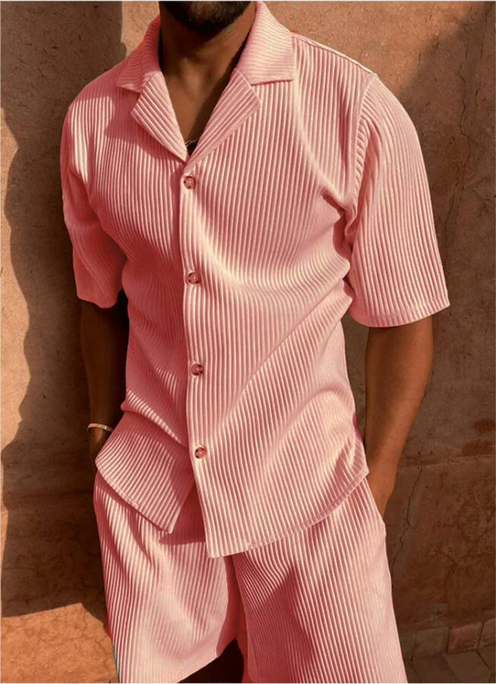 Conjunto Santo de Panamá con camisa y pantalón corto