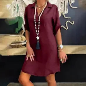Vestido de lino Sofia™