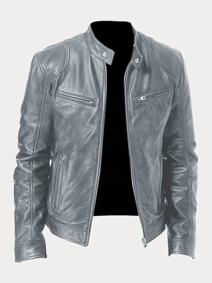 Jerald | Casual læderjakke