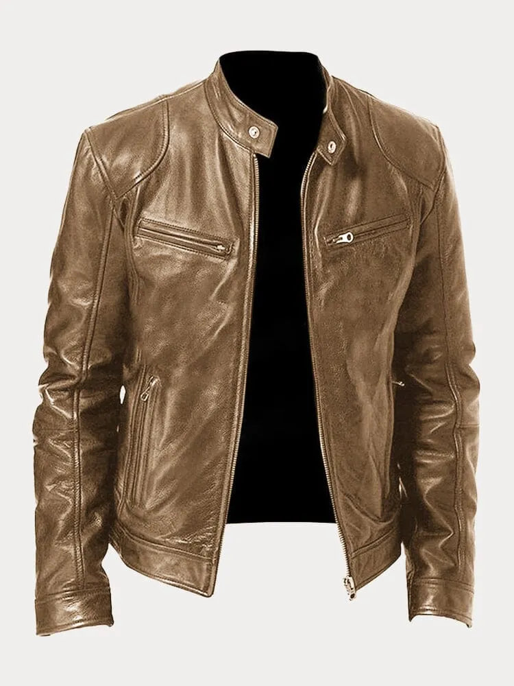 Chaqueta de cuero Victor™