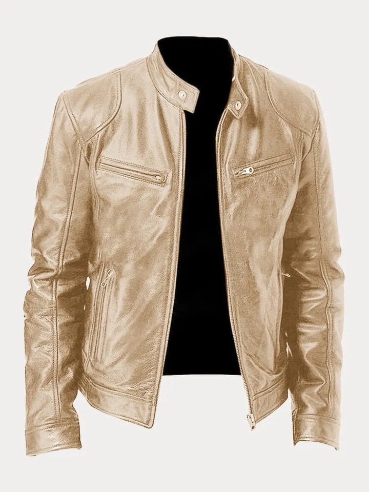 Jerald | Casual læderjakke