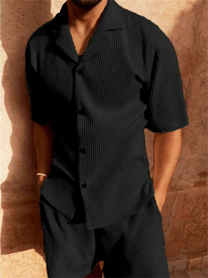 Conjunto Santo de Panamá con camisa y pantalón corto