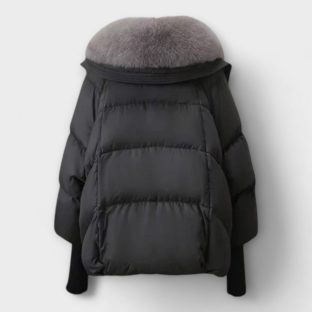 Lucyna - Chaqueta elegante con piel