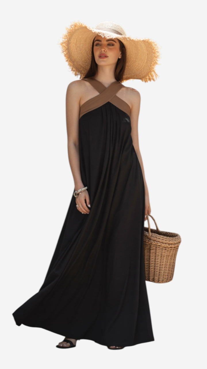 Vestido elegante con espalda descubierta Sienna™
