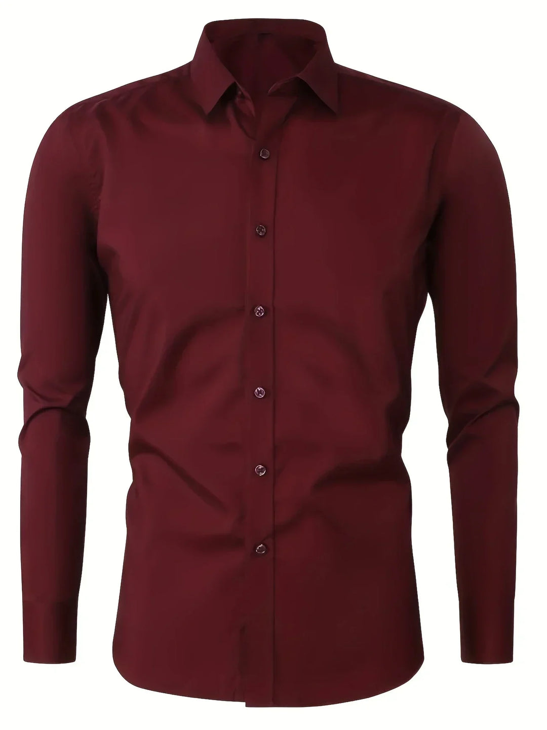 Lenoir™ |  Elegante camisa de manga larga con botones