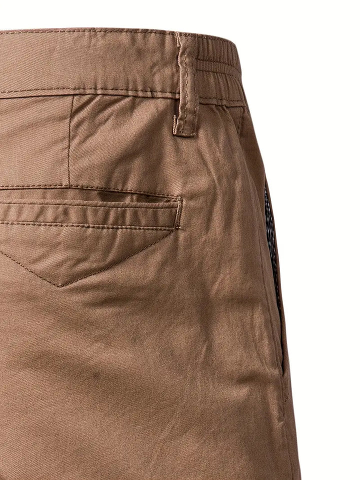 Lenoir™ | Pantalón corto de algodón con bolsillos