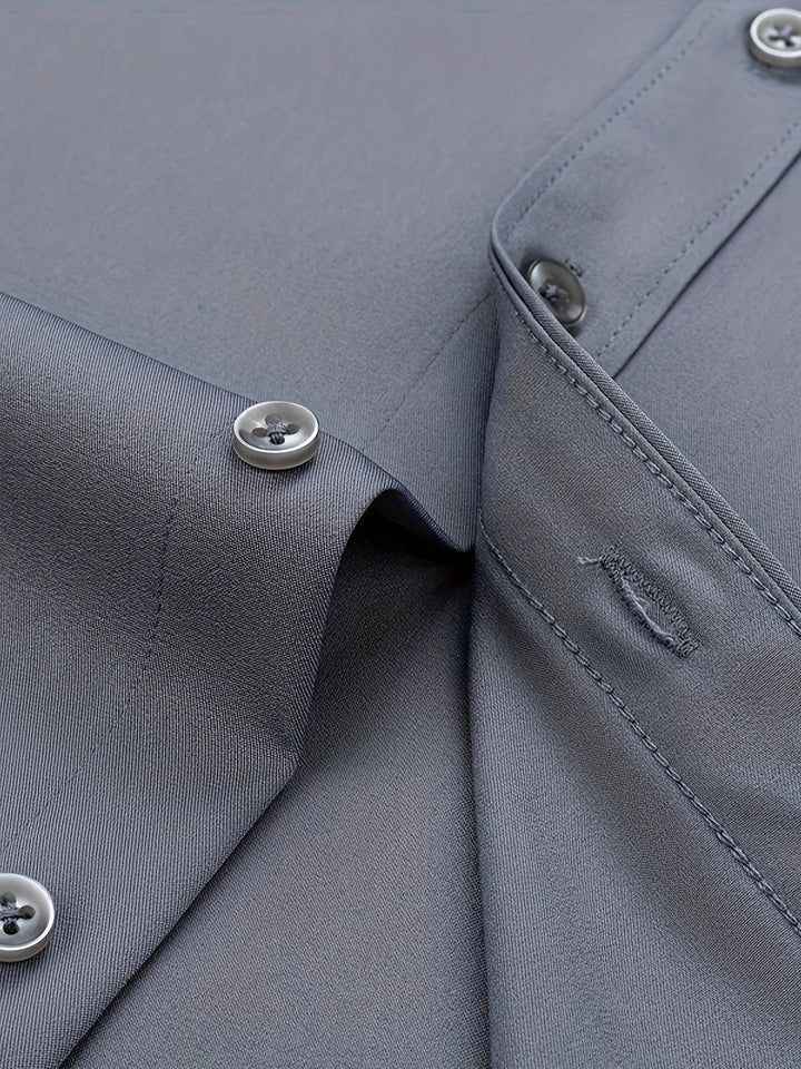 Lenoir™ |  Elegante camisa de manga larga con botones