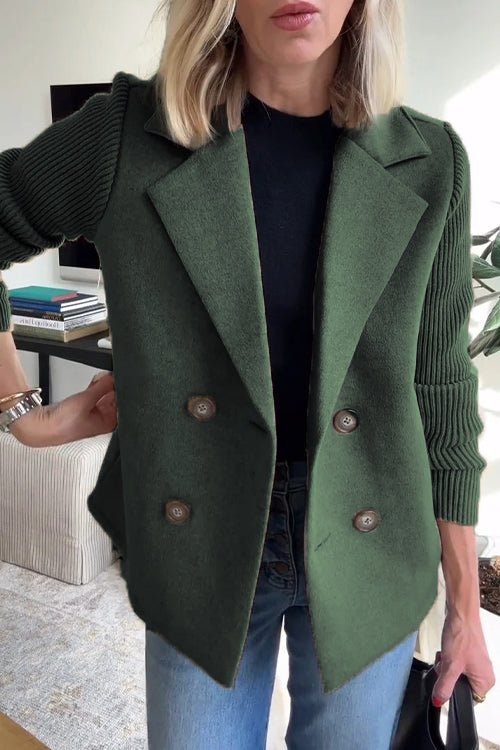 Amora™ - Blazer elegante con mangas de punto