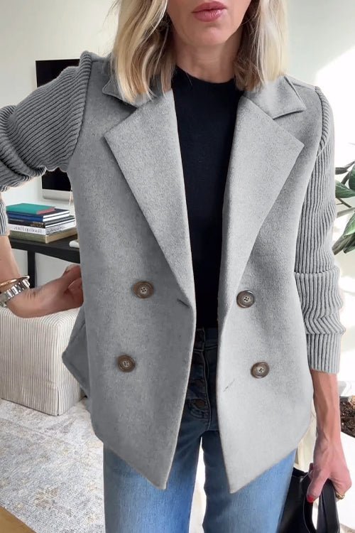 Amora™ - Blazer elegante con mangas de punto