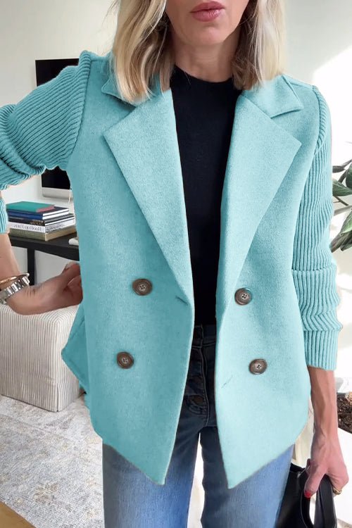 Amora™ - Blazer elegante con mangas de punto