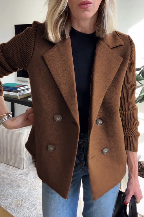 Amora™ - Blazer elegante con mangas de punto