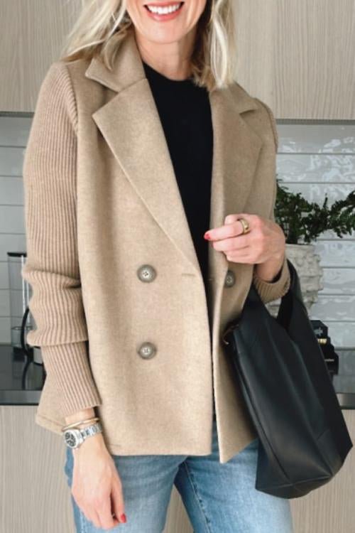 Amora™ - Blazer elegante con mangas de punto