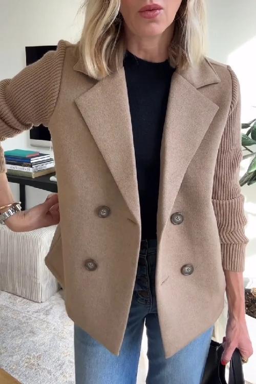 Amora™ - Blazer elegante con mangas de punto