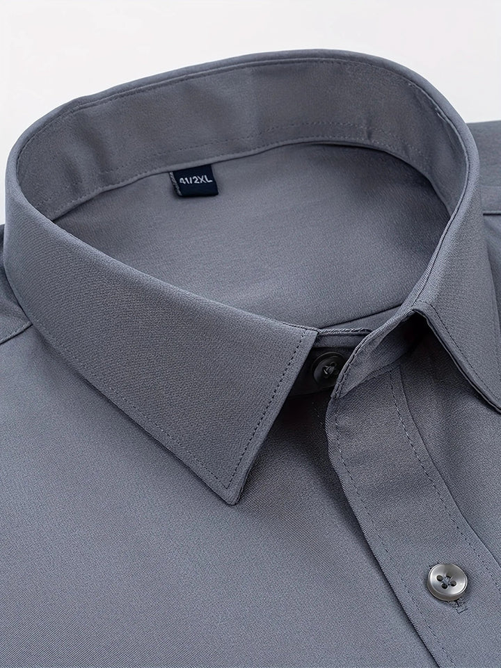 Lenoir™ |  Elegante camisa de manga larga con botones