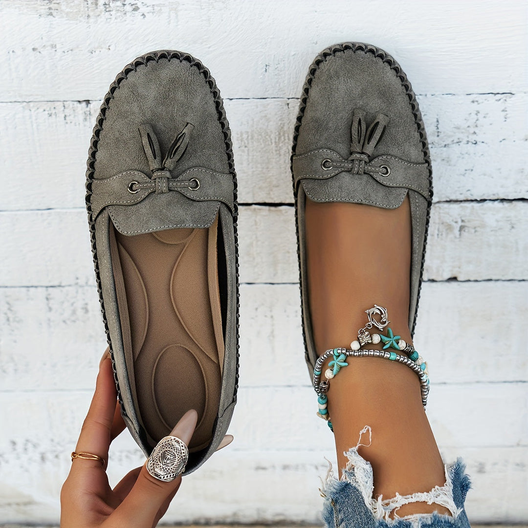 Dulce™ – Mocasines Clásicos de Borlas