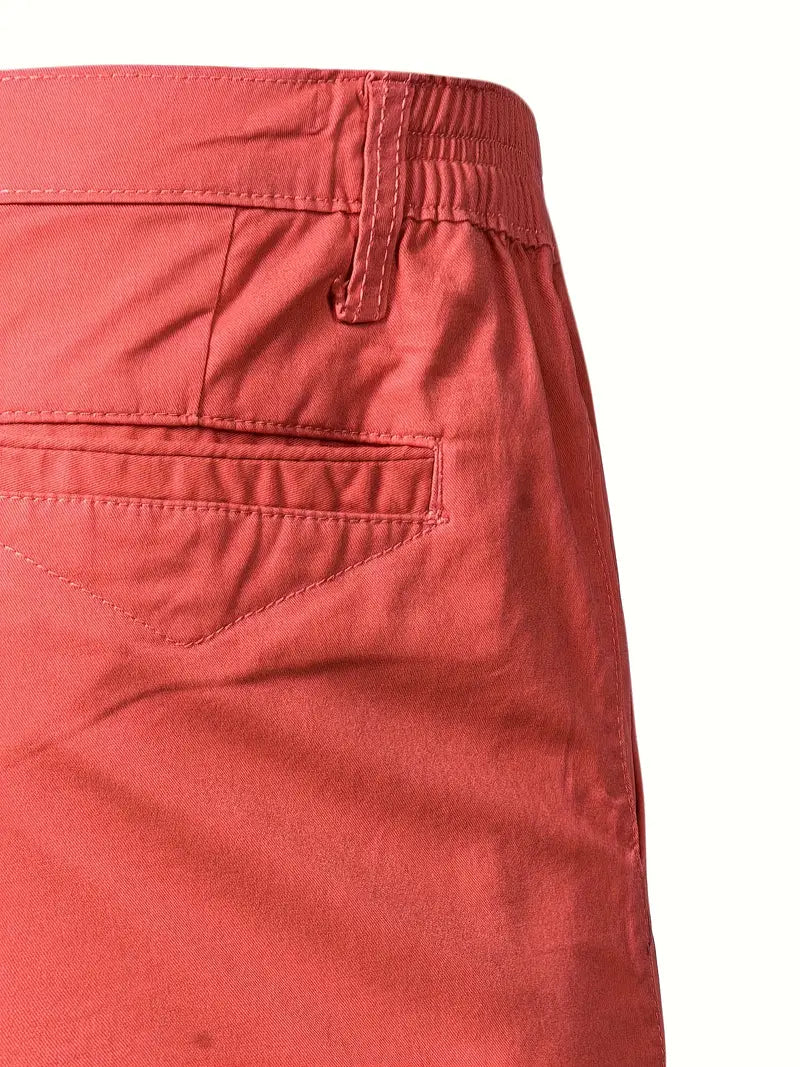 Lenoir™ | Pantalón corto de algodón con bolsillos