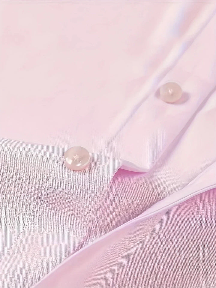 Lenoir™ |  Elegante camisa de manga larga con botones