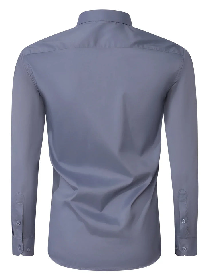 Lenoir™ |  Elegante camisa de manga larga con botones