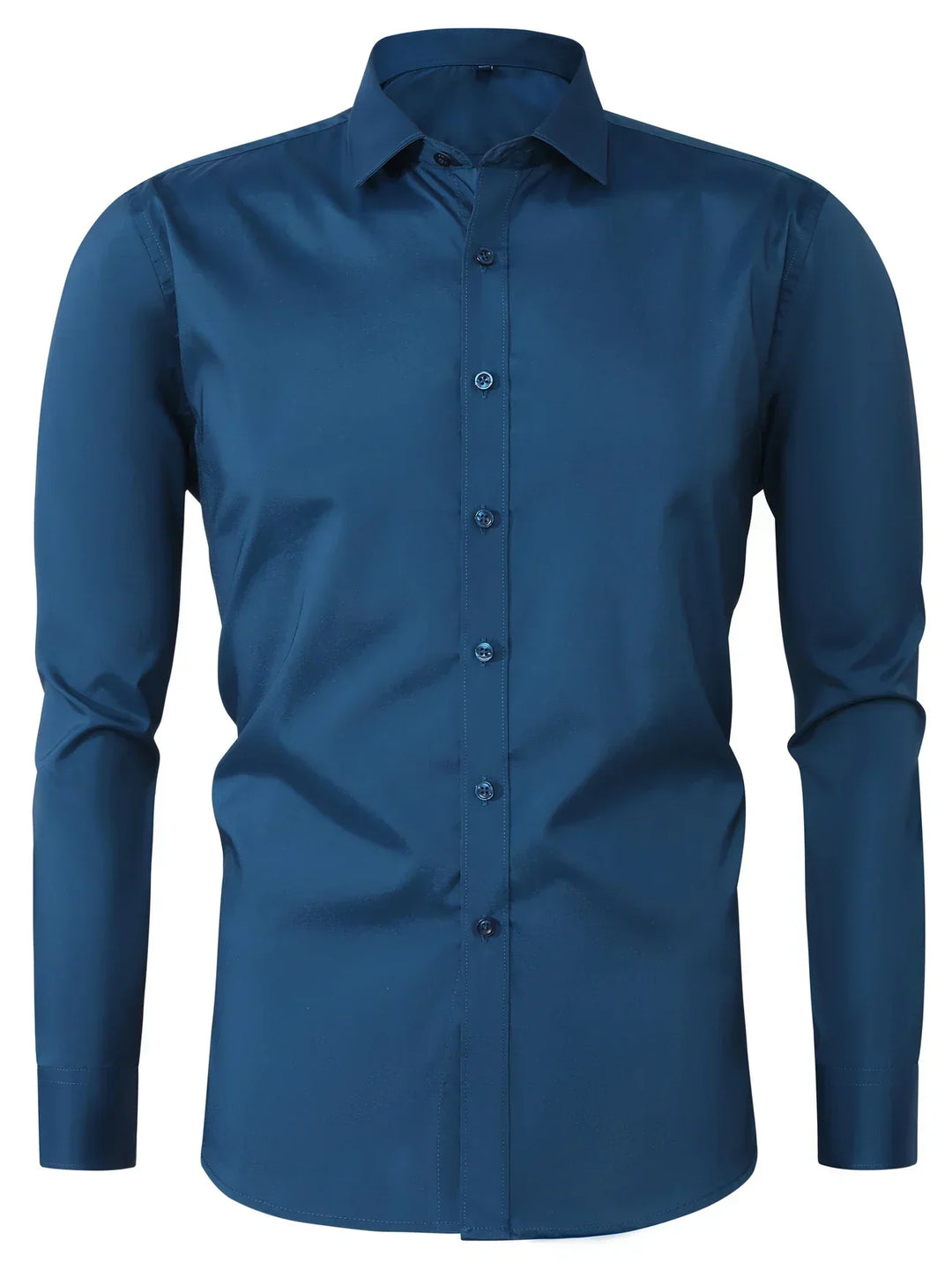 Lenoir™ |  Elegante camisa de manga larga con botones