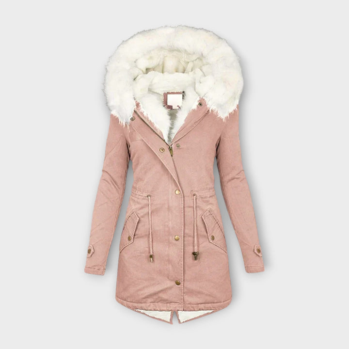 Ivara - Chaqueta de invierno impermeable y forrada de peluche