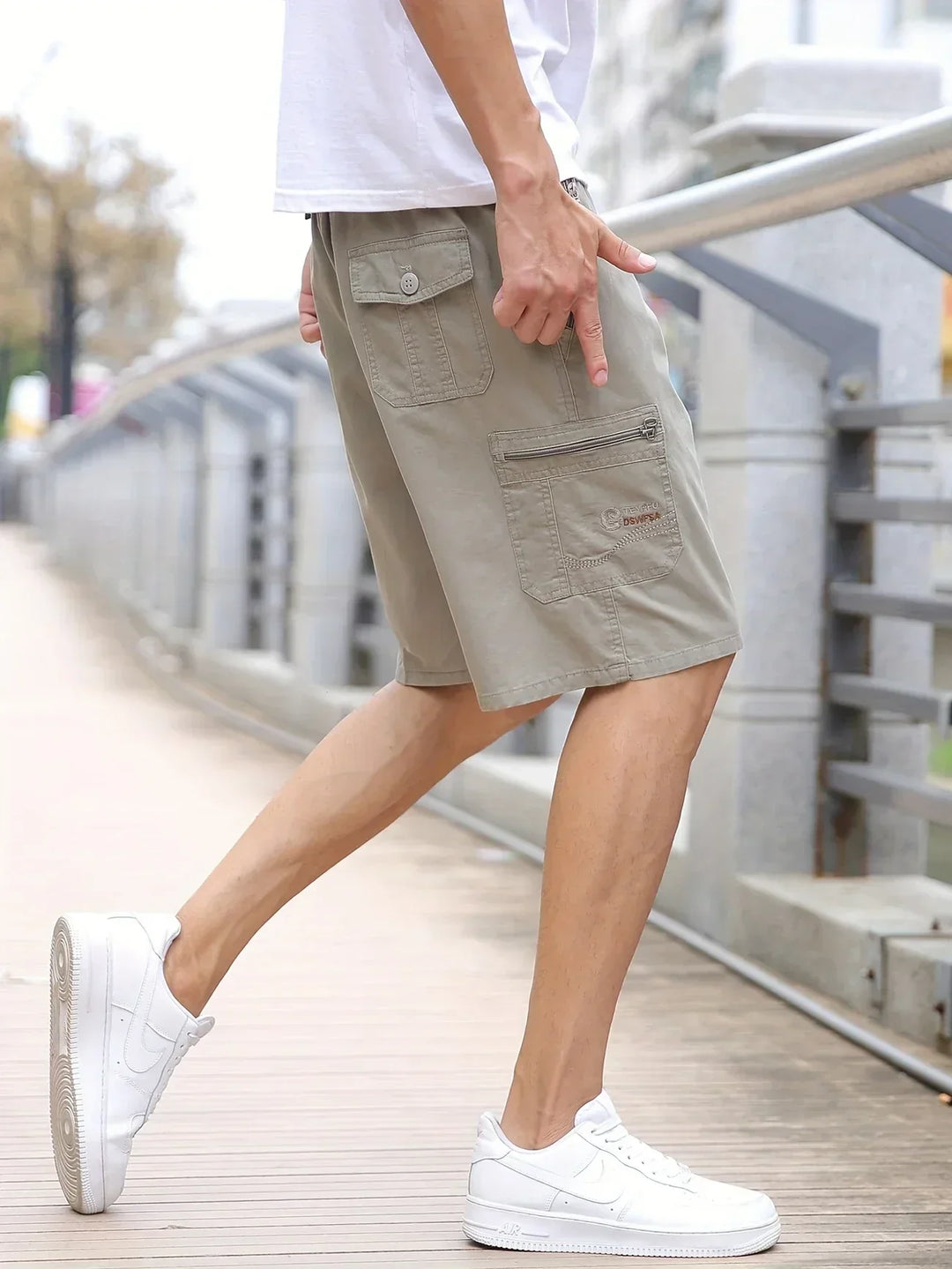 Andrés | Pantalones cortos de cargo ligeros con bolsillos