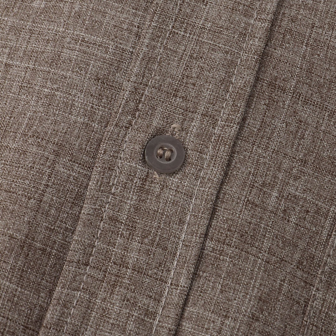 Camisa de algodón lisa con botones Zagreb™