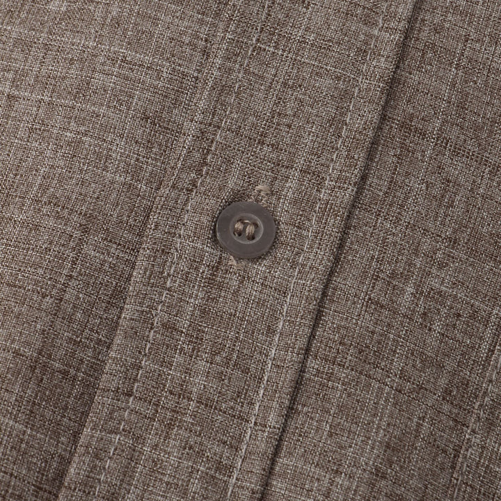 Camisa de algodón lisa con botones Zagreb™