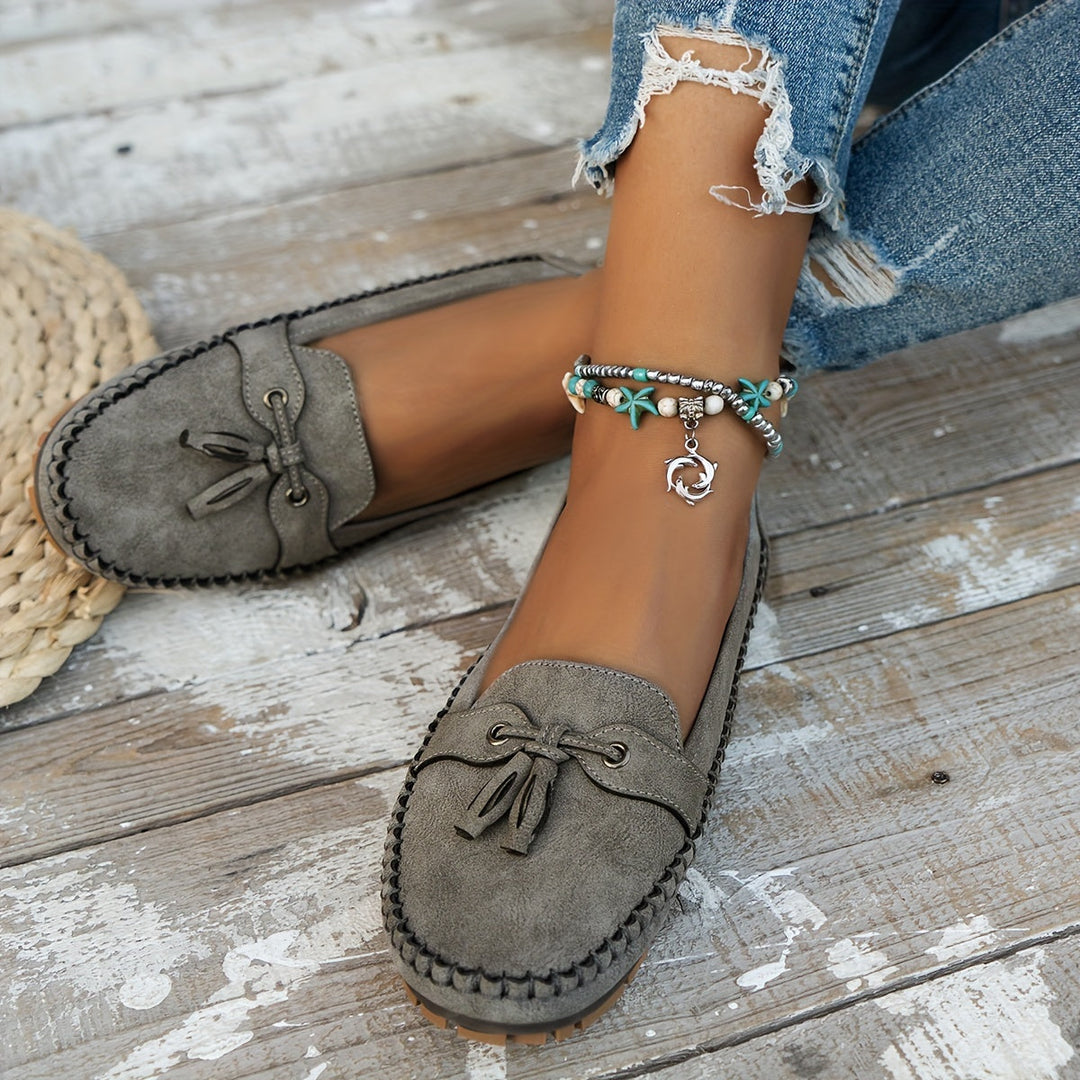 Dulce™ – Mocasines Clásicos de Borlas