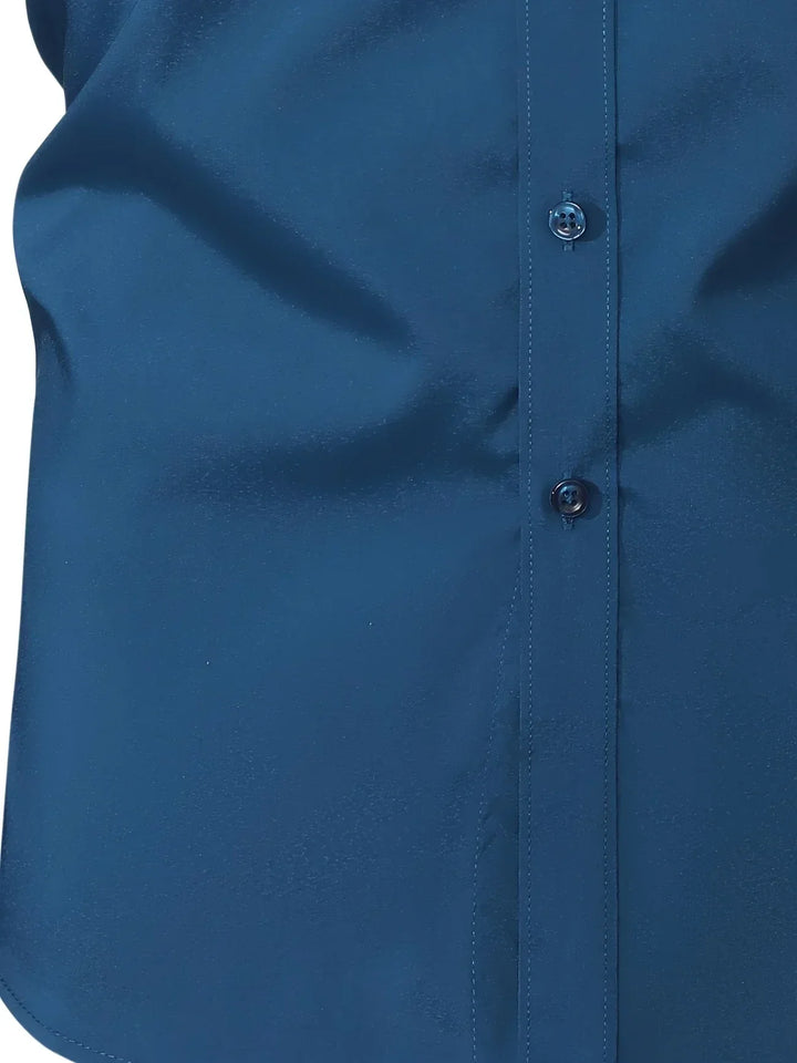 Lenoir™ |  Elegante camisa de manga larga con botones