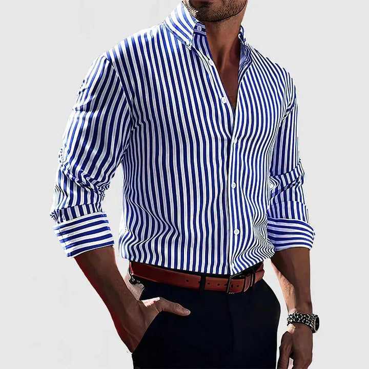 Lenoir™ - Camisa Confidence a Rayas