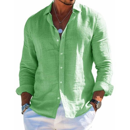 Lenoir™ | Elegante camisa confeccionada en tejido transpirable.