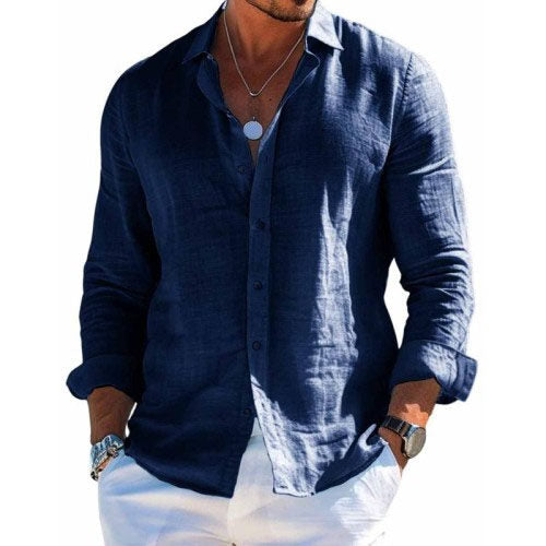 Lenoir™ | Elegante camisa confeccionada en tejido transpirable.