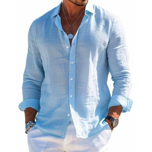 Lenoir™ | Elegante camisa confeccionada en tejido transpirable.