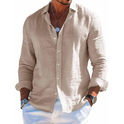 Lenoir™ | Elegante camisa confeccionada en tejido transpirable.