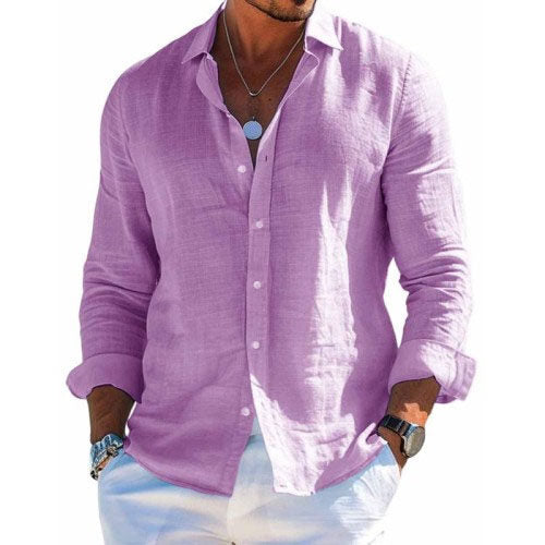Lenoir™ | Elegante camisa confeccionada en tejido transpirable.