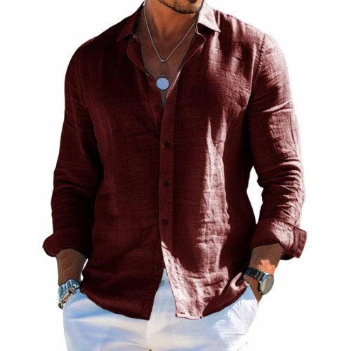 Lenoir™ | Elegante camisa confeccionada en tejido transpirable.