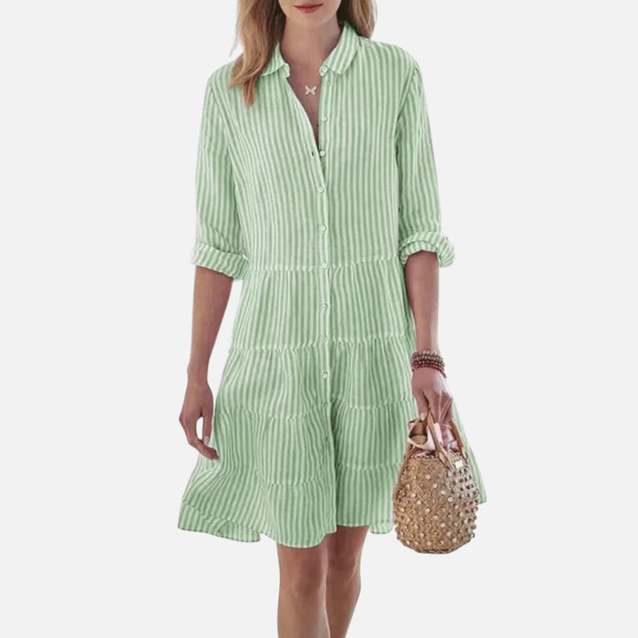 Lolita™ - Vestido de rayas con vuelo