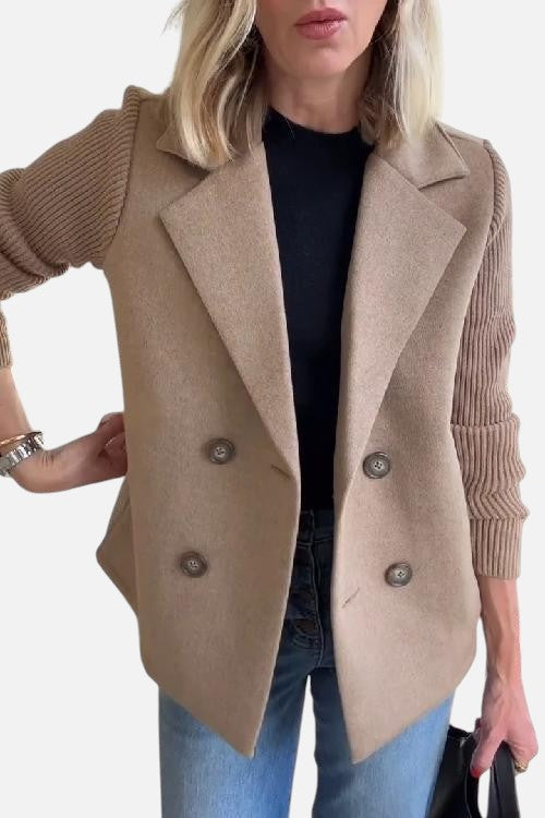 Amora™ - Blazer elegante con mangas de punto