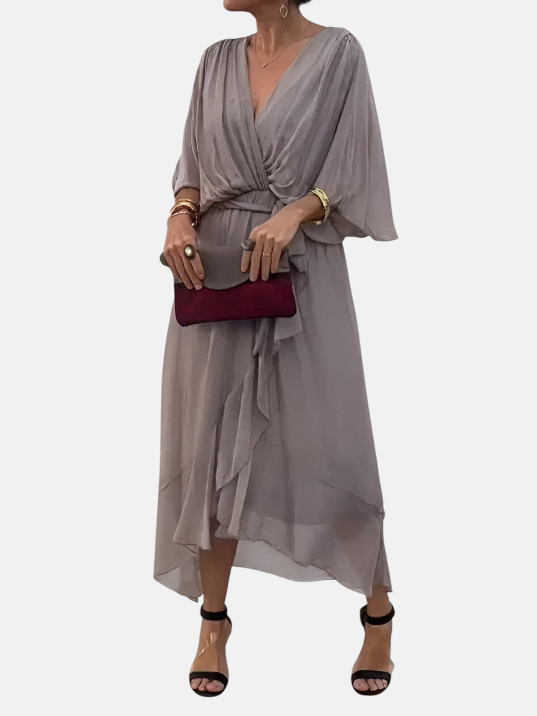 Manuela™ - Vestido Con Cintura De Lazo