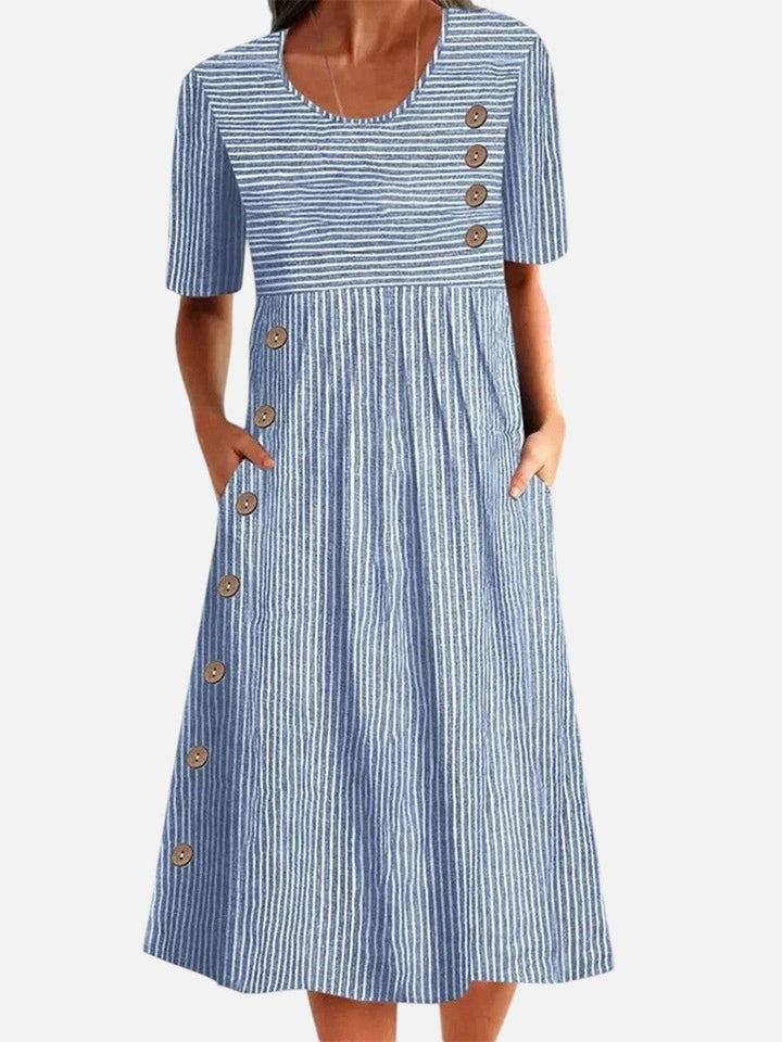 Nicole™ - Vestido de verano a rayas